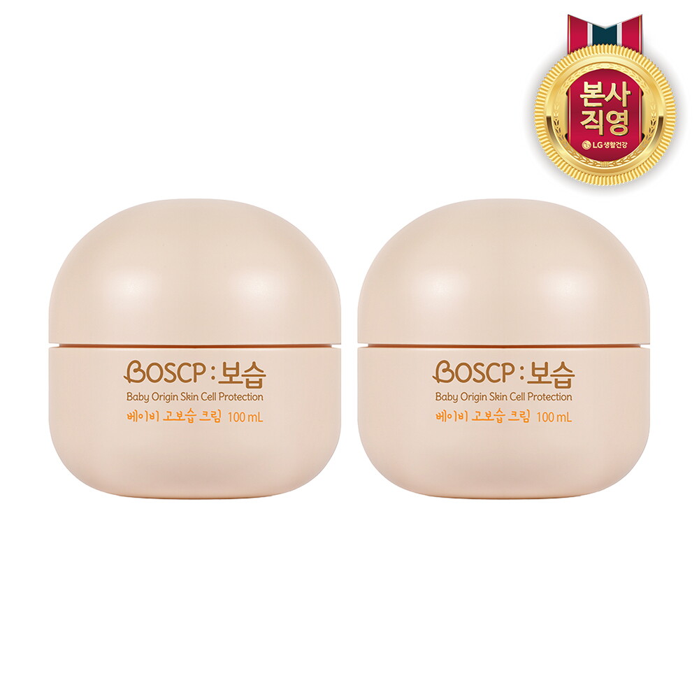 엘지생활건강 베비언스 BOSCP: 베이비 고보습크림 100ml x 2개