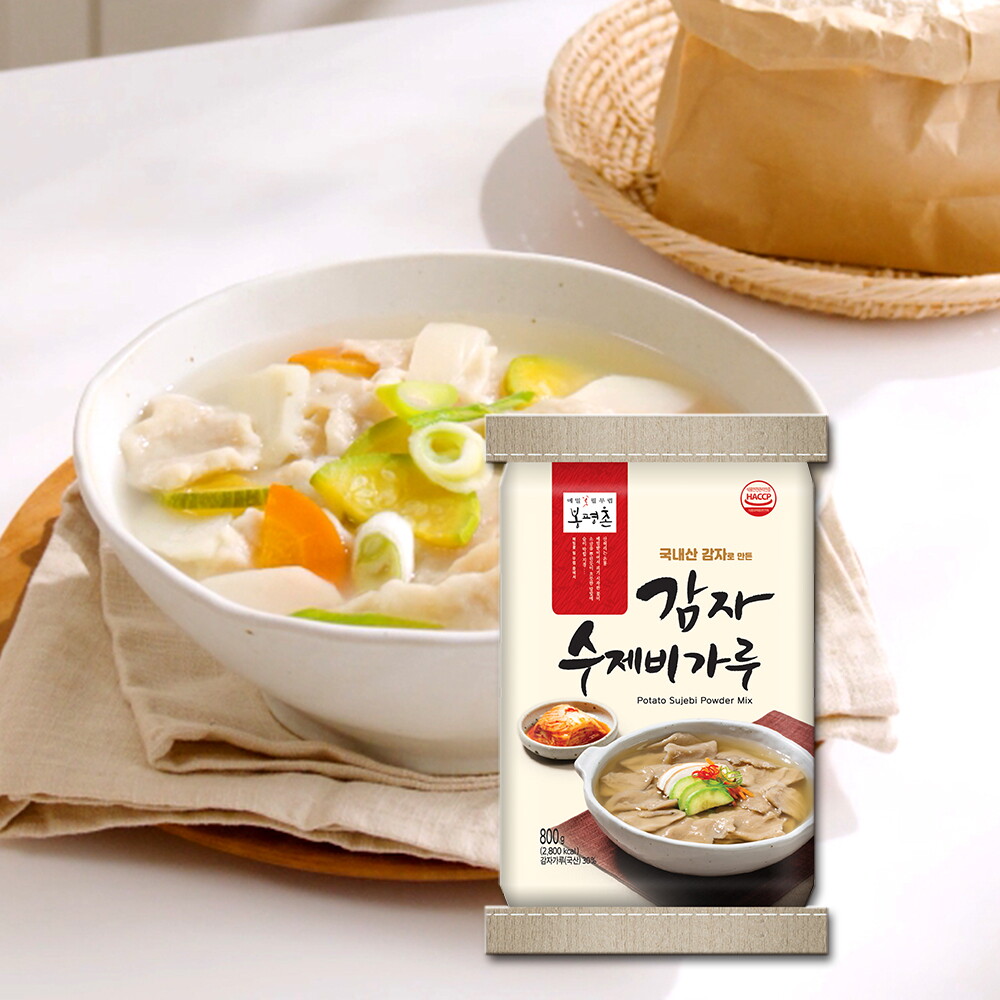 봉평농원 (봉평촌) 감자수제비가루 (800g x 2개)
