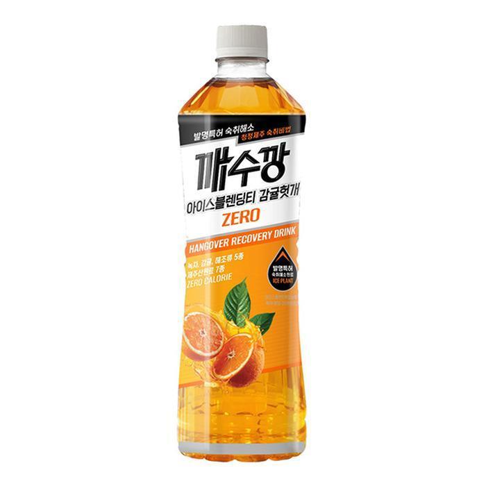 셀러허브 식품 깨수깡 아이스블렌딩티 감귤헛개 제로 500ml 12개