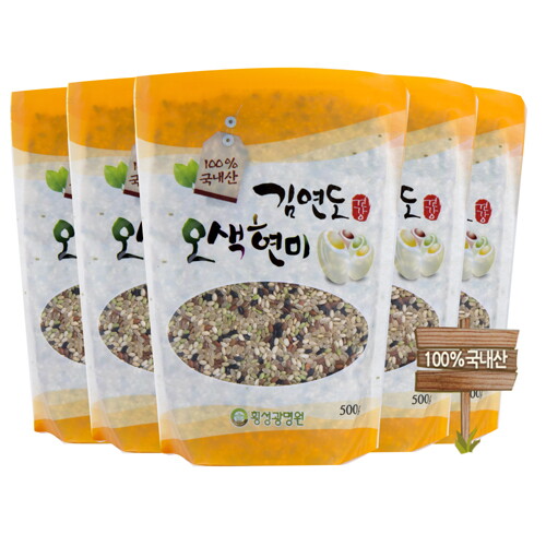 김연도혼합곡 김연도 오색현미 500g 10봉