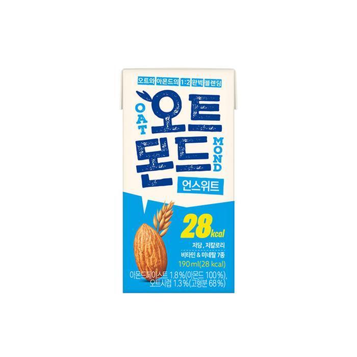 셀러허브 식품 오트몬드 언스위트 190ml 48개