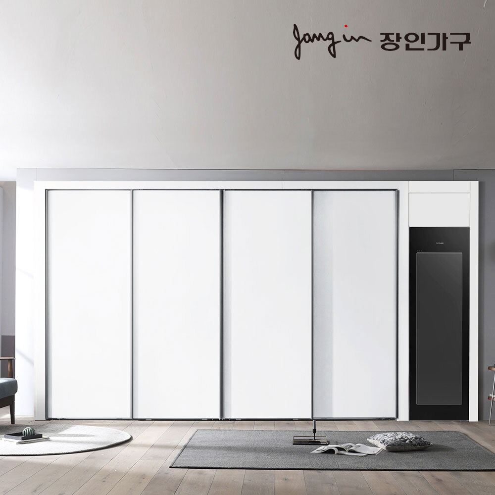 장인가구 단테 스탠다드 스타일러 슬라이딩 붙박이장 270cm