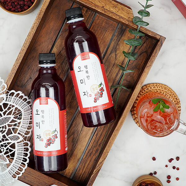 지투지샵 행복한 오미자청 500ml