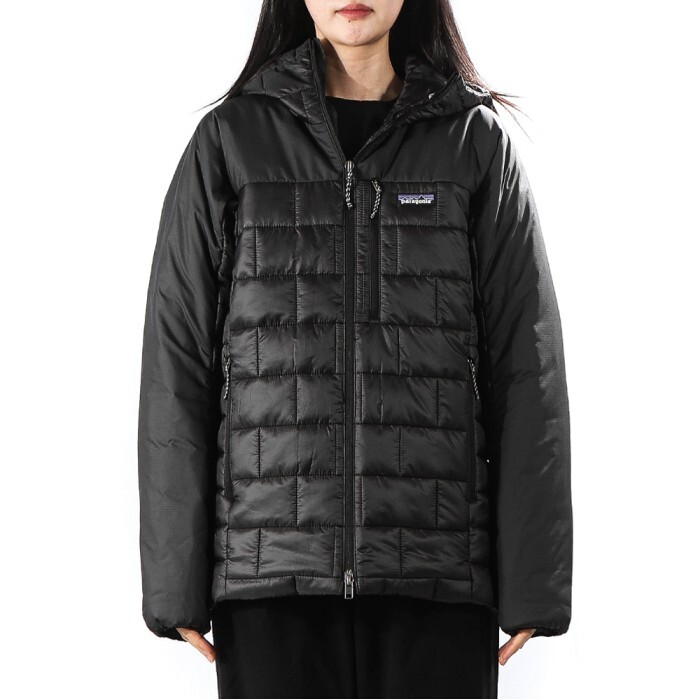 파타고니아 [파타고니아] 25FW (85400 BLACK) 여성 하이로프트 나노 후드 패딩 자켓