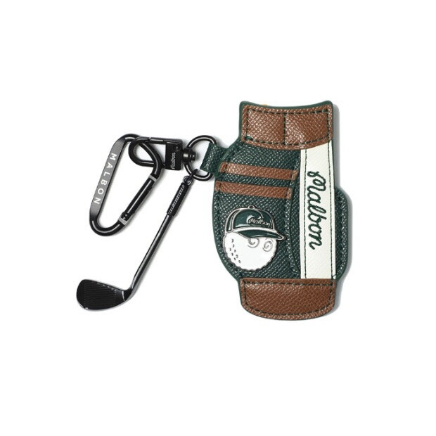 [말본골프코리아]말본골프 말본골프썬캡 KQJ M5343PAC31GRN 볼마커 티홀더 세트 키링 GREEN