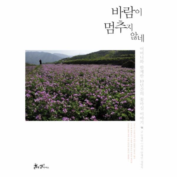웅진북센 바람이 멈추지 않네 어머니와 함께한 10년간의 꽃마실 이야기
