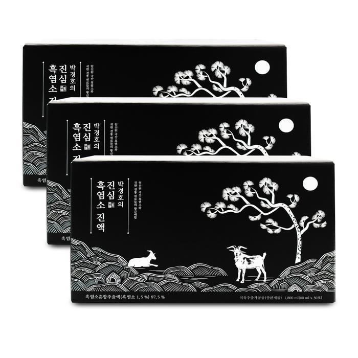 셀러허브 식품 박경호 진심 흑염소 진액 60ml x 30포 X 3박스