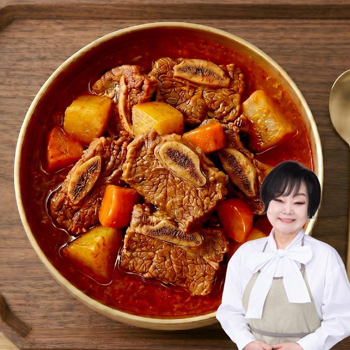 [방송에서만 1팩 더] 빅마마 이혜정의 매콤 소갈비찜 7팩 x 500g, 총3.5kg (6 + 1팩) 5