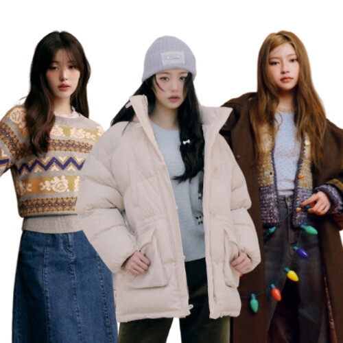 비바셔스 [롯데백화점]써스데이아일랜드/로라로라? 장원영,키키의 겨울 룩북 클리어런스 특가!