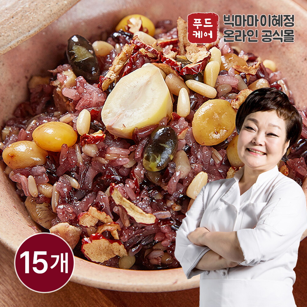 빅마마 빅마마 이혜정의 꽉찬 수제 영양밥 120g x 15개