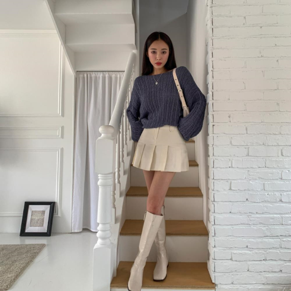 기타 [미라클세븐][M7] 여자 플리츠 핫 짧은 FW 쁘띠 스커트 스커트