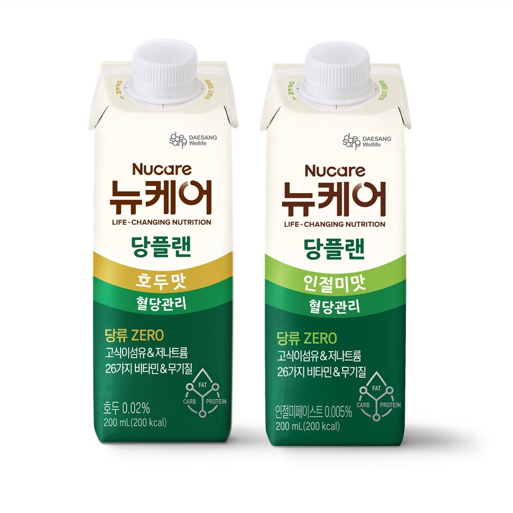 대상웰라이프 (대상웰라이프) 뉴케어 당플랜 호두맛 24팩+인절미맛 24팩(총 48팩)