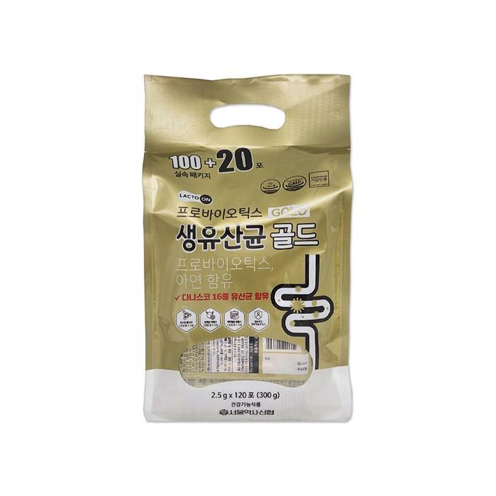 셀러허브 식품 서울약사신협 프로바이오틱스 생유산균 골드 2.5g 120포/mjc