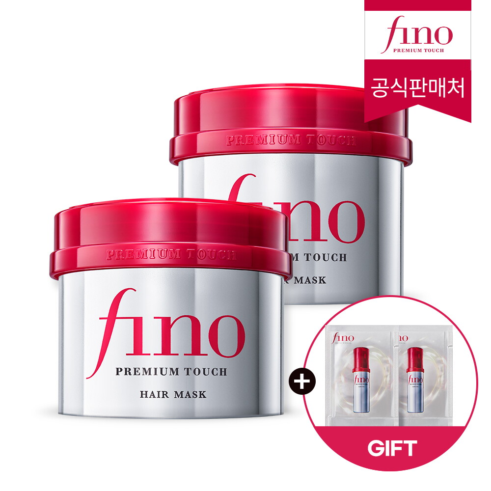 피노 피노 프리미엄 터치 헤어 마스크 230g 2개 + 피노 오일 체험분 2매