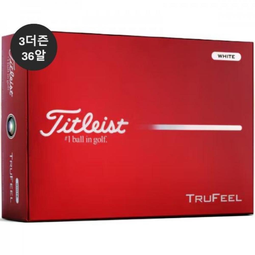 타이틀리스트(골프) (3더즌 36알) 타이틀리스트 정품 2026 트루필(TRUFEEL) 2피스 (화이트,옐로우).