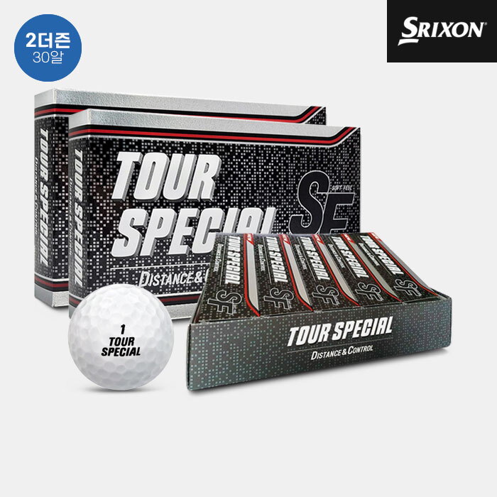 스릭슨(P) 2더즌 30알 스릭슨 골프공 SF TOUR 2피스 화이트 스페셜투어 유러피언 골프볼