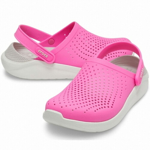 크록스 [크록스] 남여공용 라이트라이드 클로그 / 204592-6QV 핑크 / Crocs LiteRide Clog