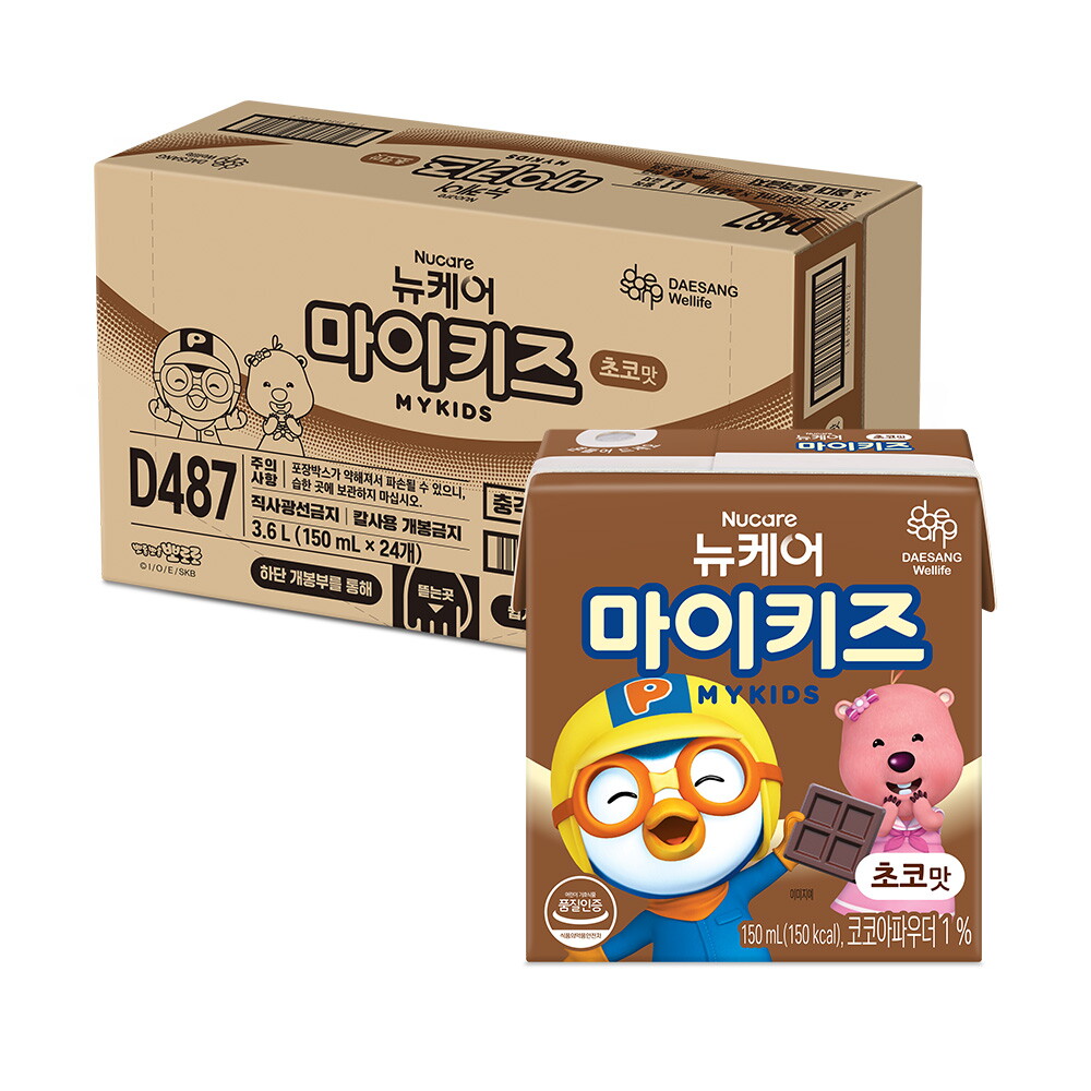 대상웰라이프 (대상웰라이프) 뉴케어 마이키즈 초코 (150mlx24팩)