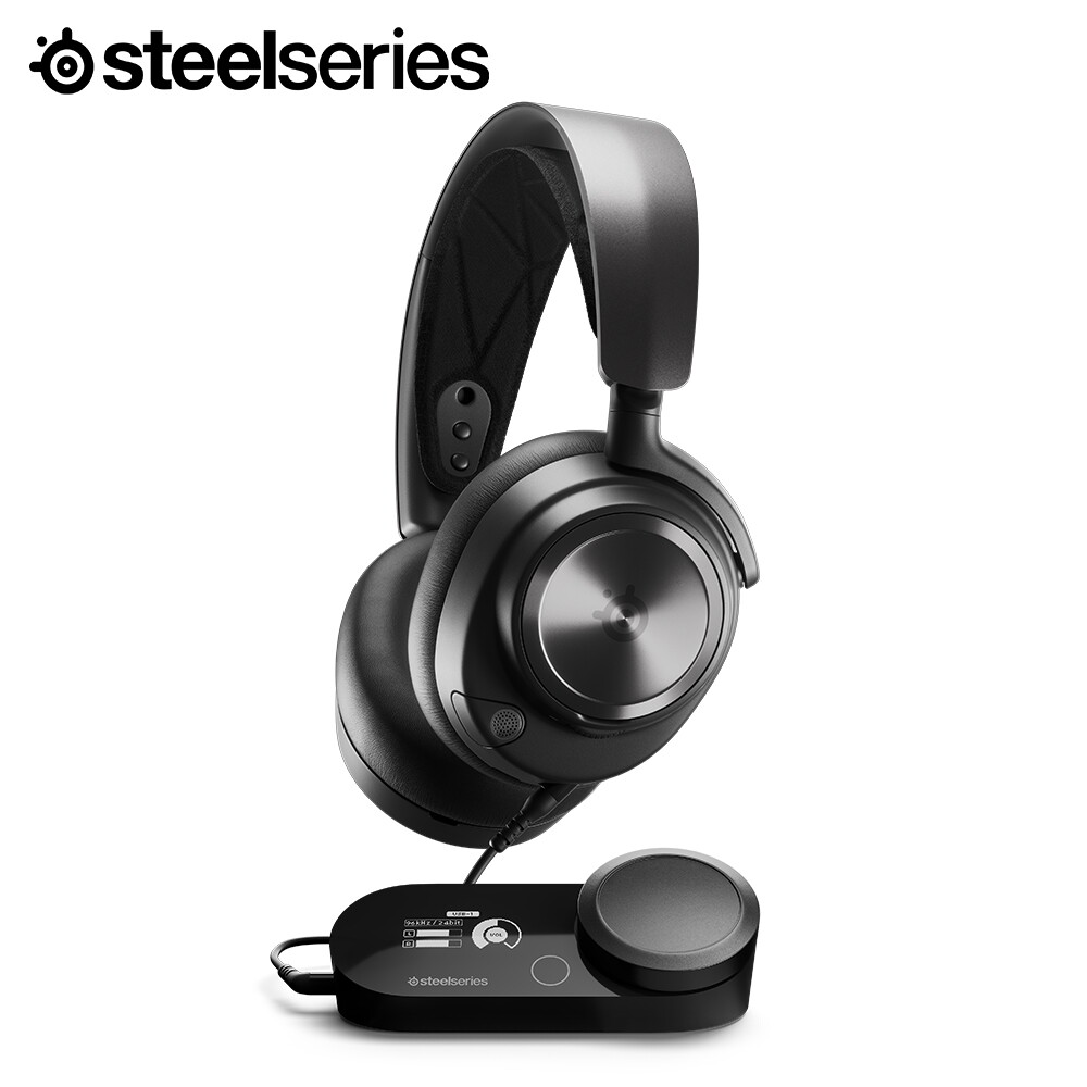 스틸시리즈 Arctis Nova Pro 유선 게이밍 헤드셋 베이스스테이션 hi-res 지원 ps4/5