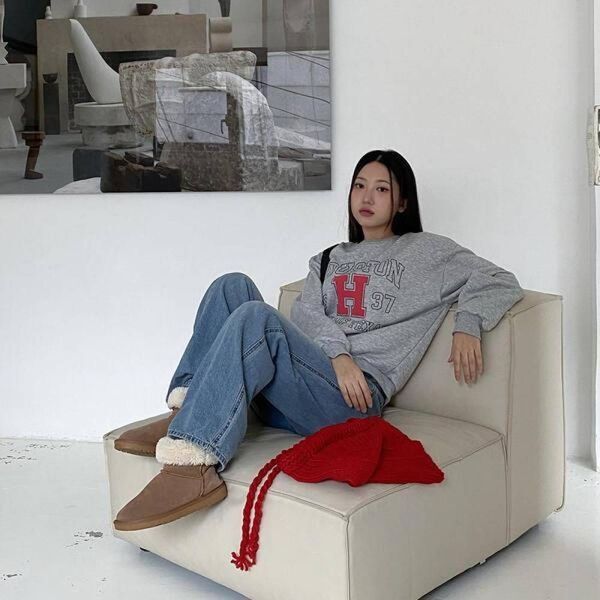 에이치플러스몰 [하프클럽/에이치플러스몰]프린팅 온나핏 반팔티 크롭티 맨투맨 하라오 스