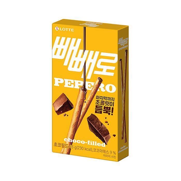 셀러허브 식품 롯데제과 롯데 빼빼로 초코필드 53g 20개