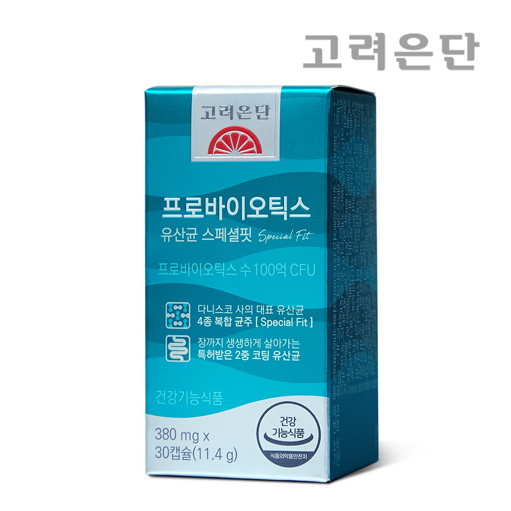 고려은단 고려은단 프로바이오틱스 유산균 스페셜핏 100억 유산균 30캡슐 X 1개