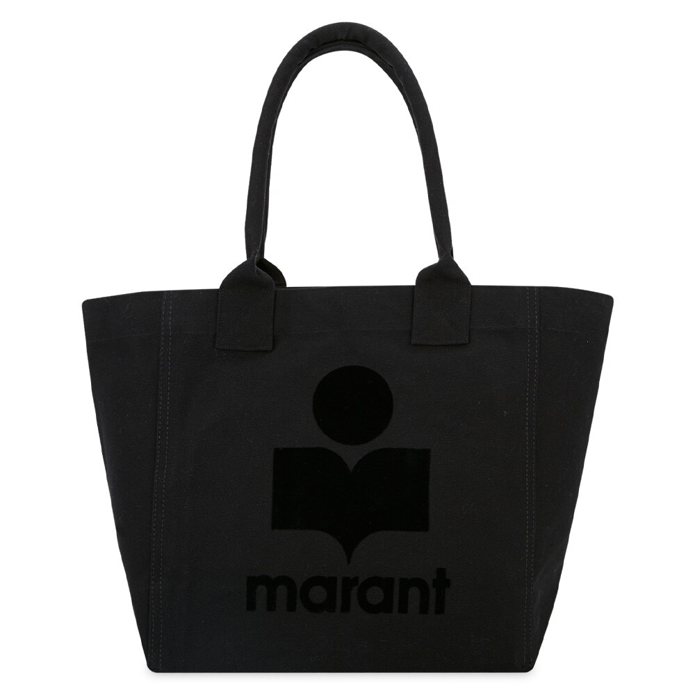 ISABEL MARANT 이자벨마랑 여성 옌키 로고 블랙 토트백 PM0002FA A1X18M 01BK