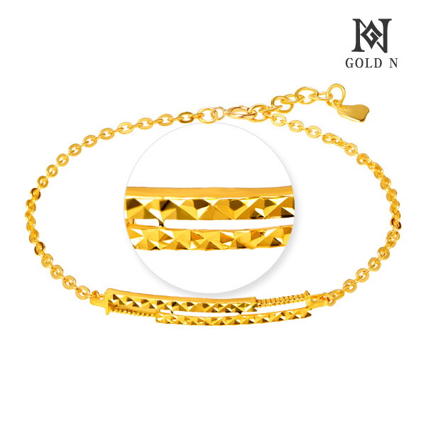 골드앤금거래소 24K 순금 컷팅 엘리카 팔찌_3.75g