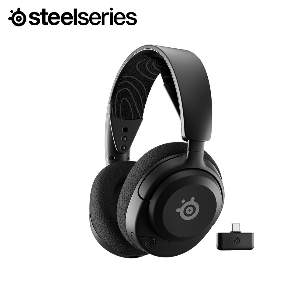 스틸시리즈 스틸시리즈 Arctis Nova 5 초경량 무선 게이밍 헤드셋 전용 앱 지원 블루투스 PC PS5 PS4 닌텐도 메타퀘스트 모바일 호환