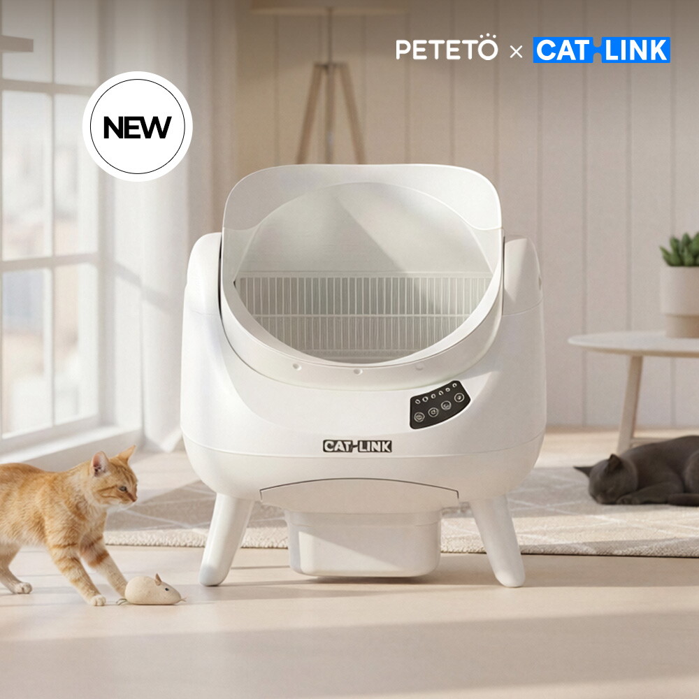 페테토 코오롱 페테토 CAT LINK 오픈형 고양이 자동화장실 OPEN X 화이트