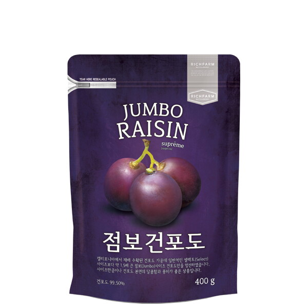 리치팜너트 점보건포도400g