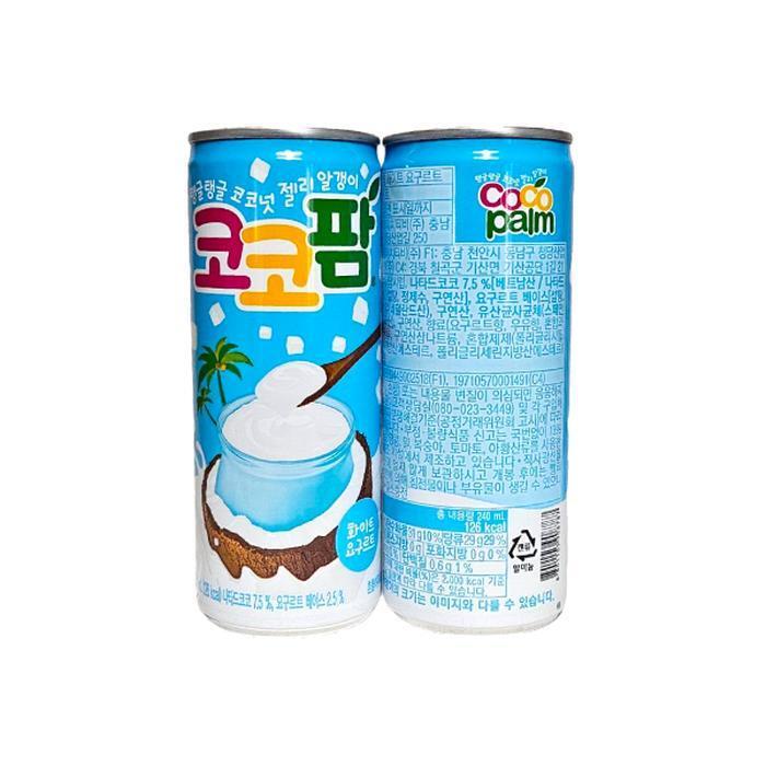 셀러허브 식품 해태 코코팜 화이트 요구르트 캔음료 240ml x 60개 /s