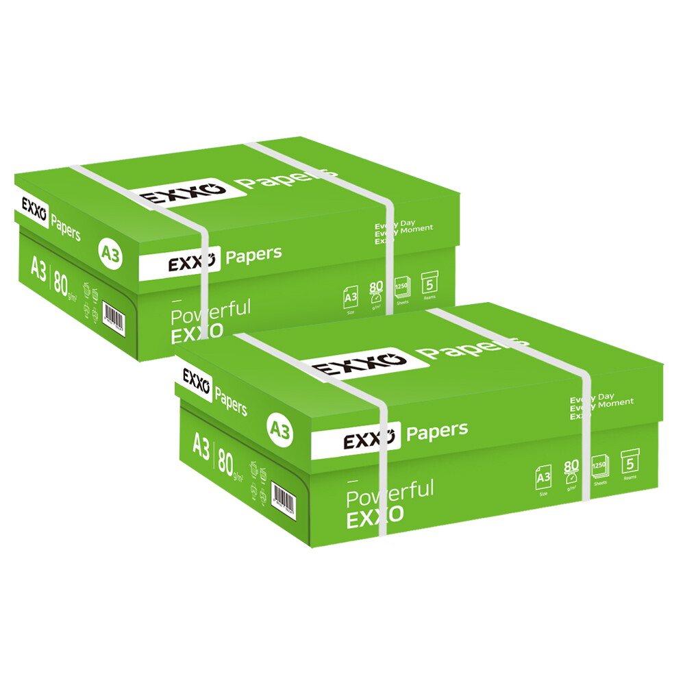 엑소 엑소(EXXO) A3 복사용지(A3용지) 80g 1250매 2BOX