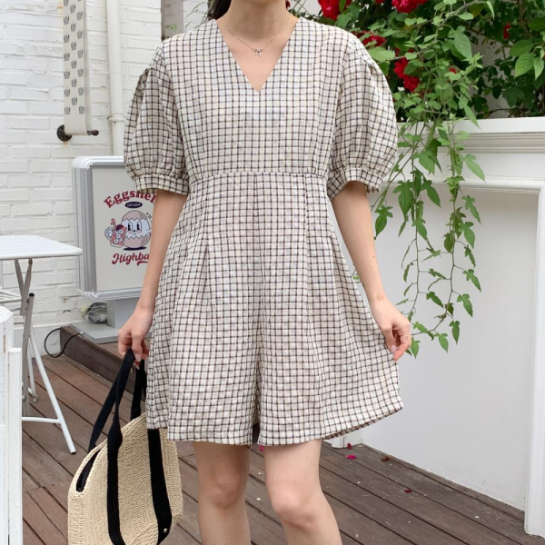 옷자락 [옷자락]여자 벌룬 체트 아방핏 나들이 썸머 SS 점프수트