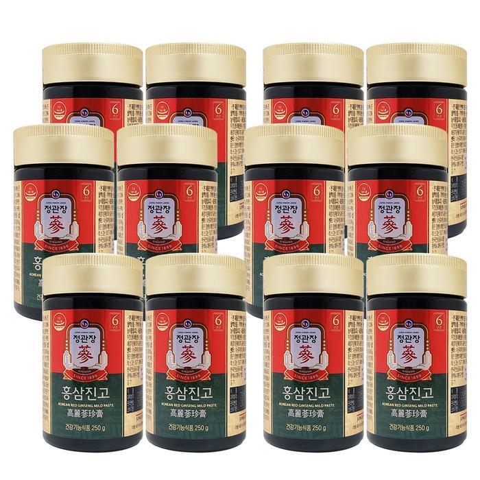 셀러허브 식품 정관장 홍삼진고 선물세트 500g (250g x 2개) 6세트 Ss