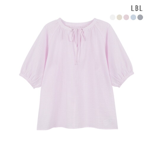 ○(런칭가 69,900원) SUMMER 시어서커 셔링 블라우스 3종 5