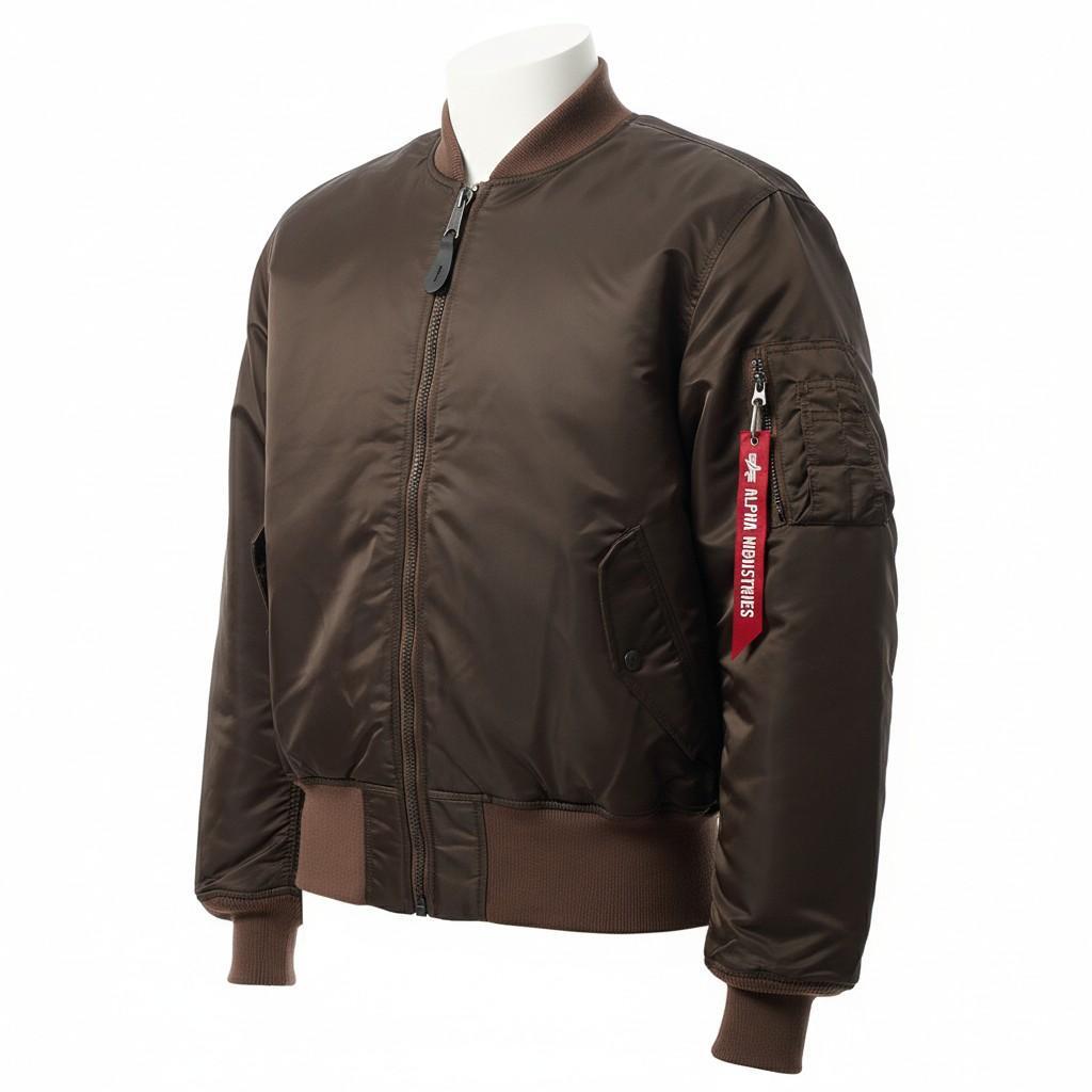 알파인더스트리(진유니) ALPHA MA-1 FLIGHT JACKET (MJM21000C1 CHOCOLATE) (MA-1 자켓)