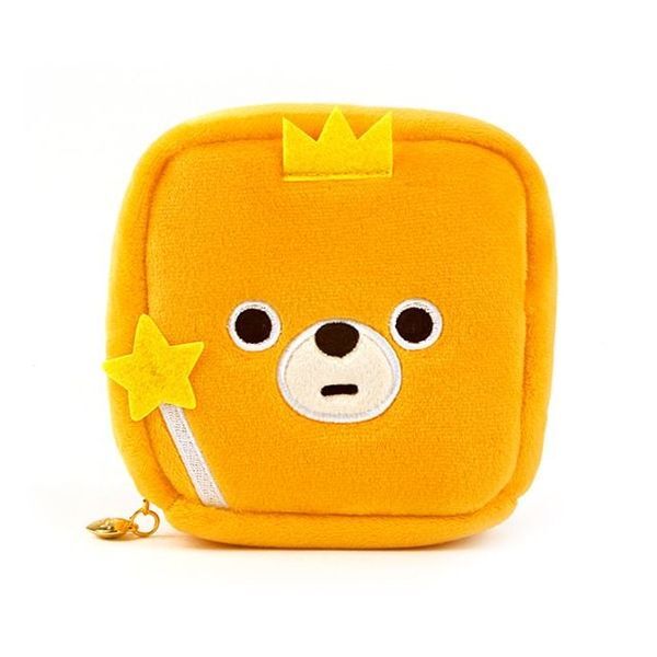 에이치플러스몰 [하프클럽/에이치플러스몰]B패밀리 파우치 짝퉁 아기곰 캐릭터 동전 지갑 가방