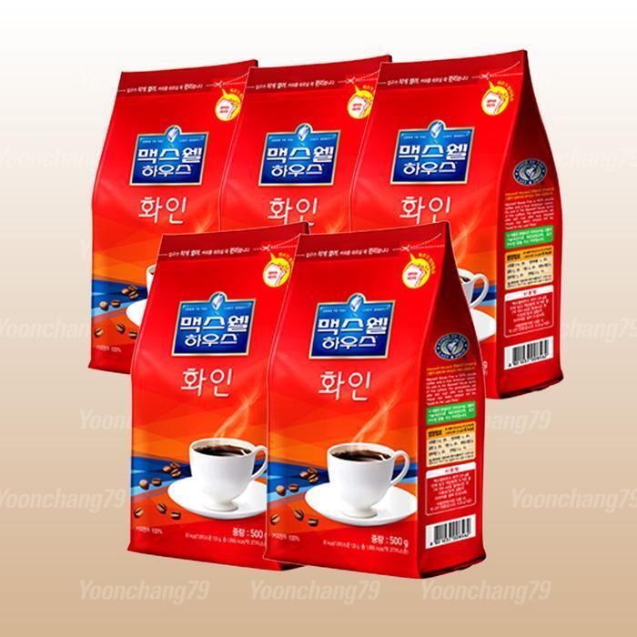 셀러허브 식품 맥스웰 하우스 화인 500g x 5개
