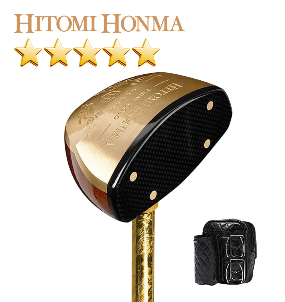 [히토미혼]혼마골프 [혼마]히토미 혼마 협회공식인증 5스타 PRIME GOLD 파크골프채   파우치 힙색