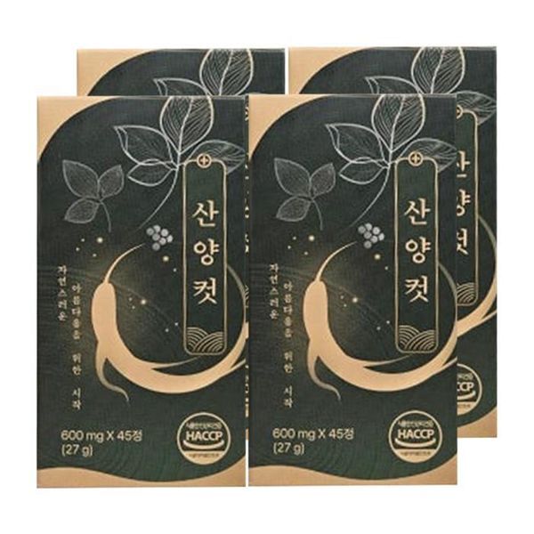 하프클럽(식품) [하프클럽/기타]산양컷 산양삼 산양커트 산양컷 600mg x 45정 / 4박스 / DY