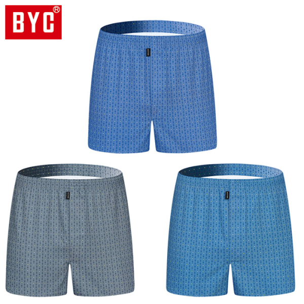 BYC [BYC][BYC]남성 베) 3매입 박서(DOLG3018)