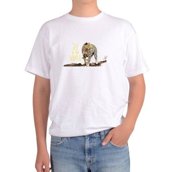 알티피아 [하프클럽/알티피아]오버핏 반팔티 야생생활 표범 즐거움 정글 디자인의류