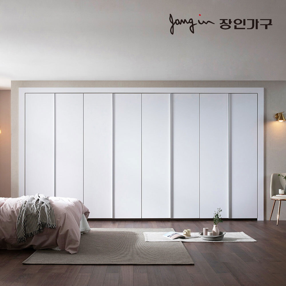 장인가구 장인가구 파인 매트 여닫이 붙박이장 5CM