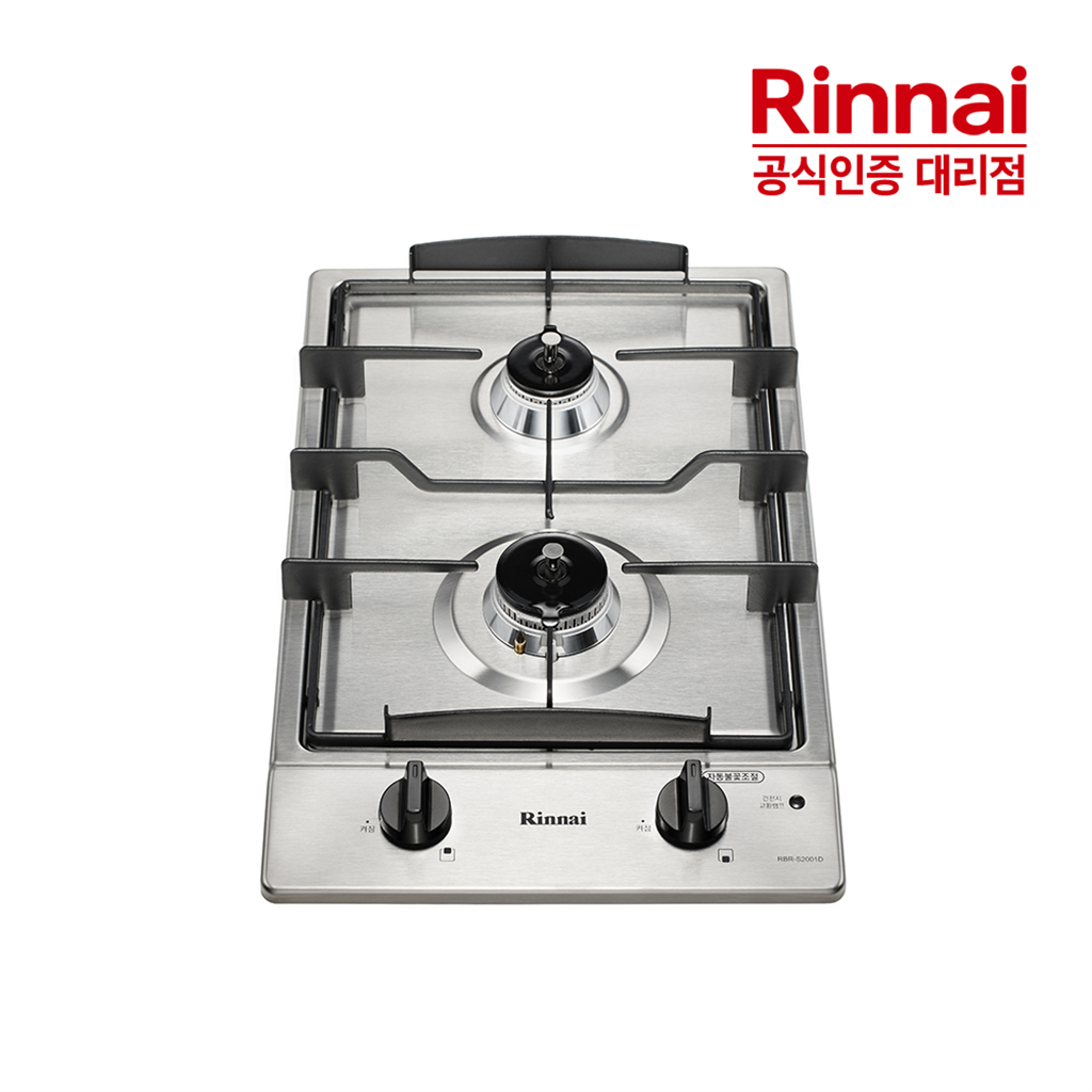 린나이(가전) 린나이 2구 빌트인 가스레인지 RBR-S2001D 가스쿡탑