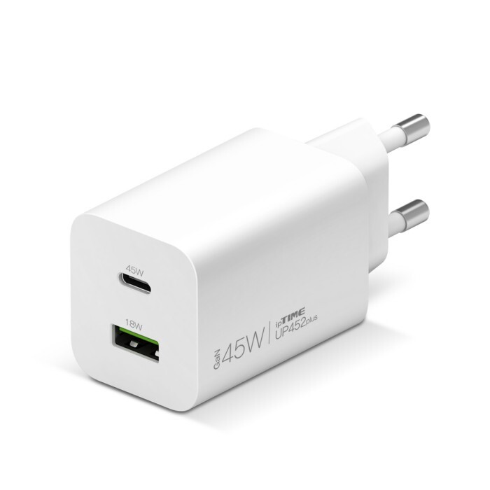 IPTIME ipTIME UP452 Plus GaN 45W 화이트 초고속 충전기 / 케이블미포함