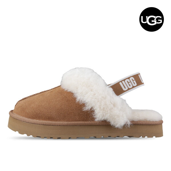 UGG 어그 UGG 펀케트 여성 겨울 방한 양털 슬리퍼 1130395K-CHE