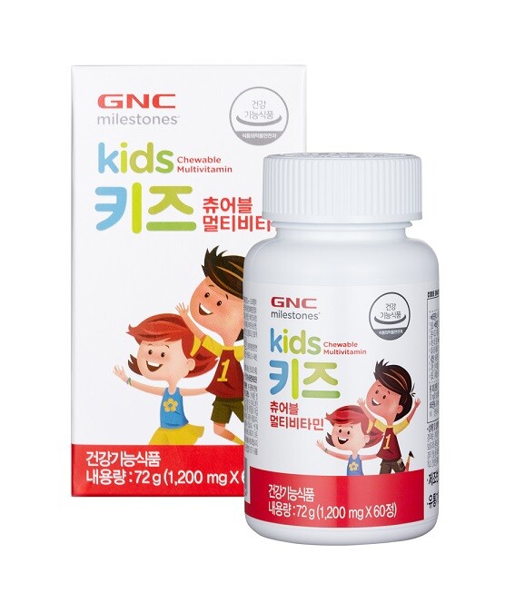 지엔씨 (GNC)키즈 츄어블 멀티비타민(60정)
