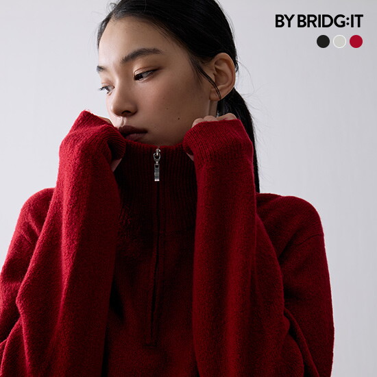 26FW 코코 하프집업 하이넥 풀오버 3종 5