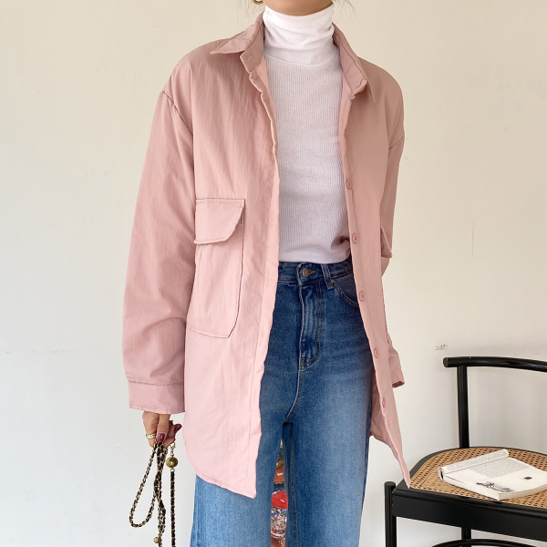 기타 (패플) [리엘라]그린스 카라 빅포켓 박드 다운 패딩